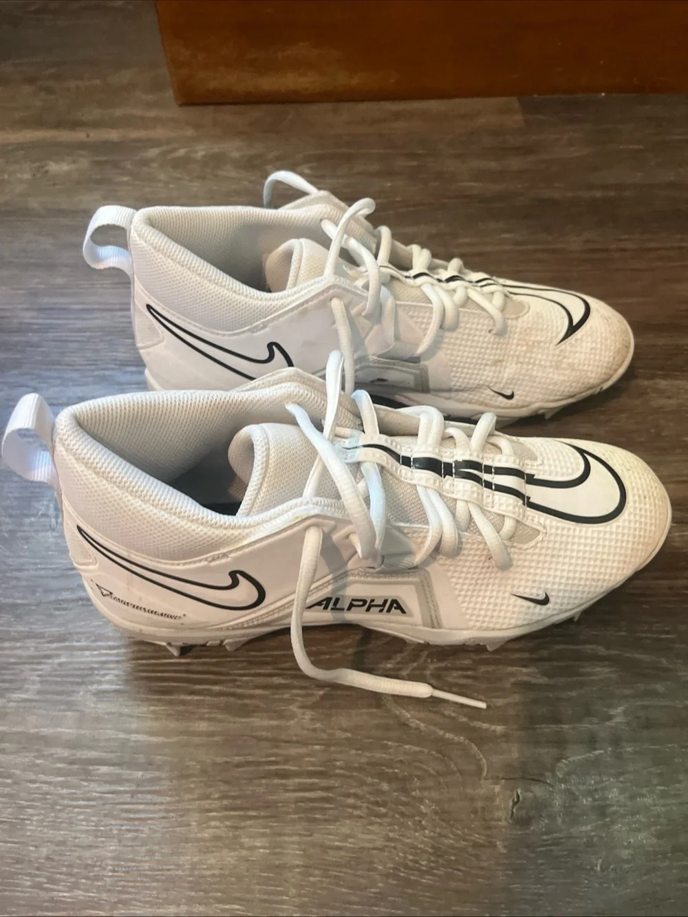 Nike Alpha Football Cleats White US 7.5 Medium (D/M) CV0582-109